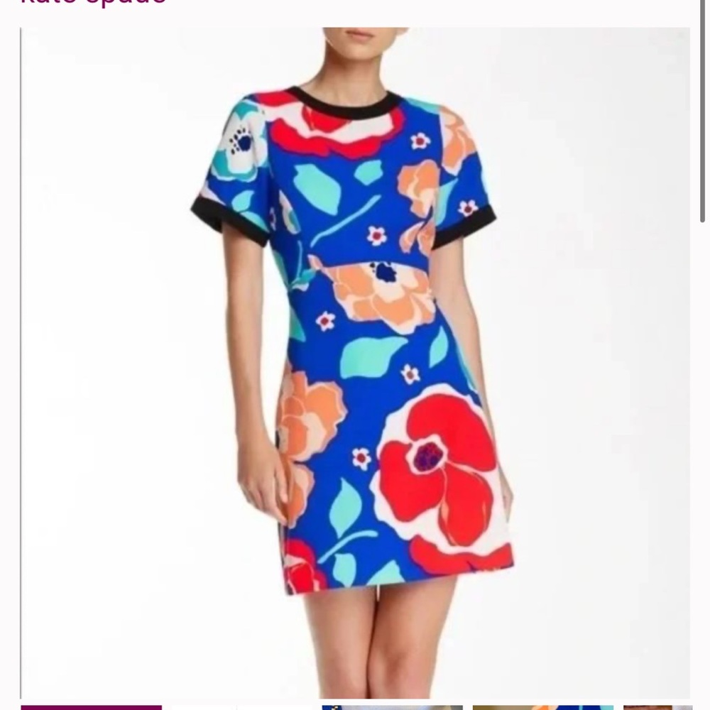Kate Spade Jaq Dive Right In Floral Dress 6